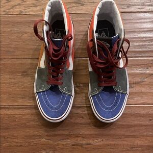 VANS SK8-Hi Multi Color Sneaker Size M8/W9.5